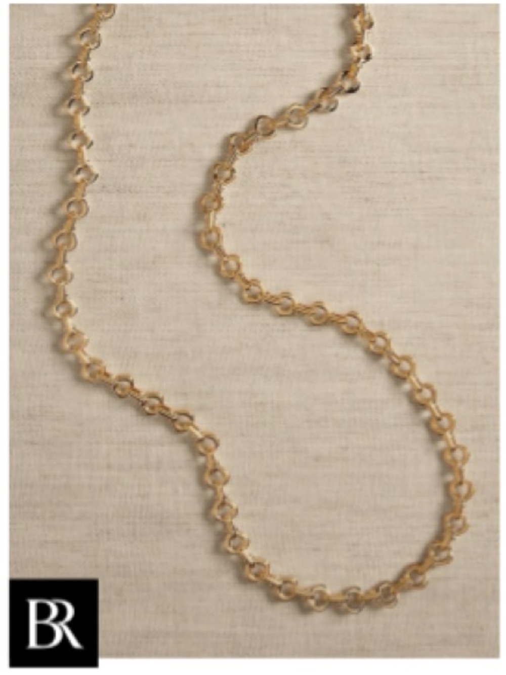 Banana Republic Ravena Teardrop Tiny Link Chain by Aureus + Argent